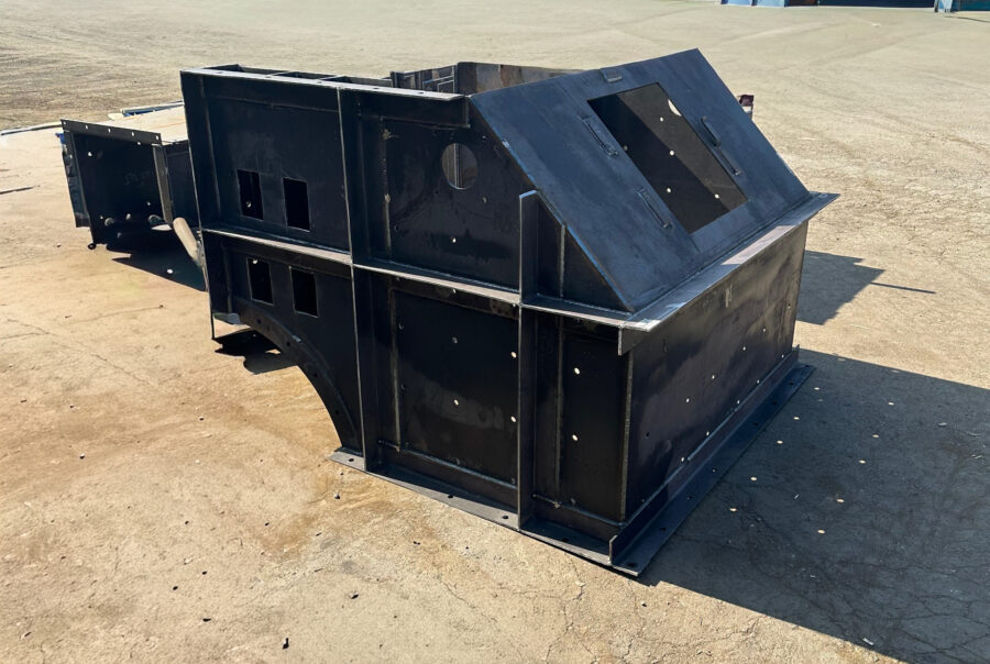 Chute de transferencia de acero fabricado por Prosolmec