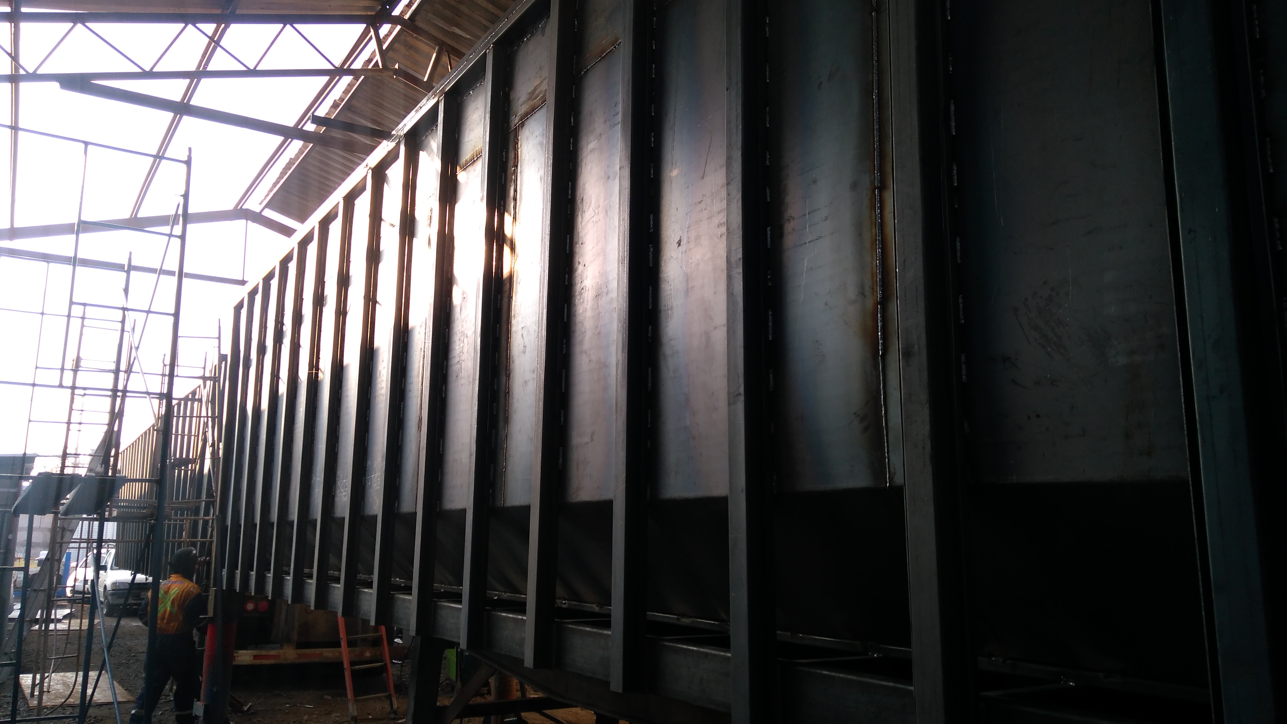 Fabricación de estructura lateral · Prosolmec