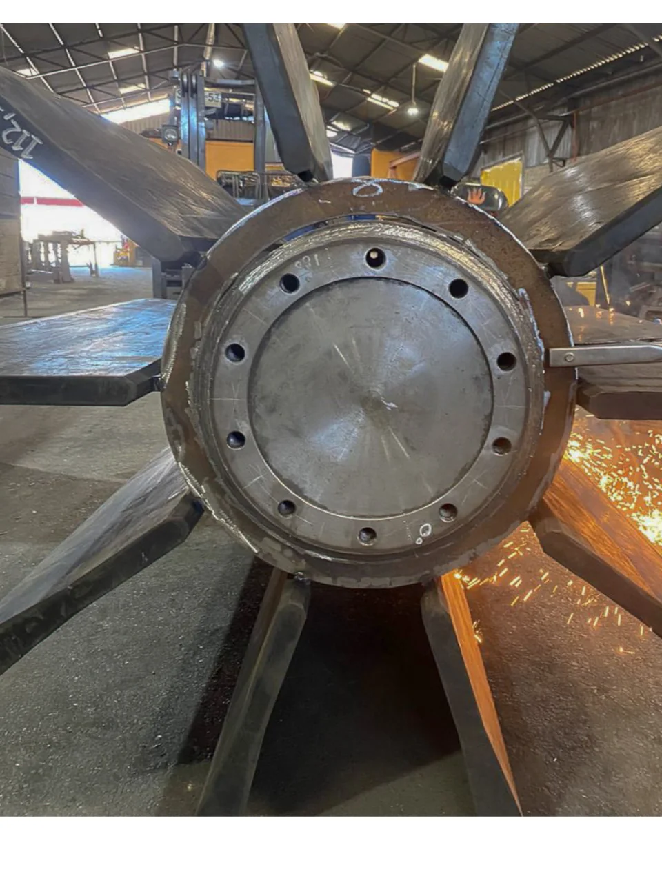 Impulsor axial de gran diámetro